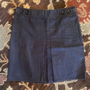 Navy pencil skirt